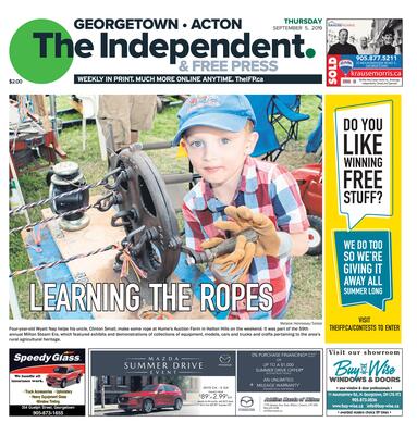 Independent & Free Press (Georgetown, ON), 5 Sep 2019