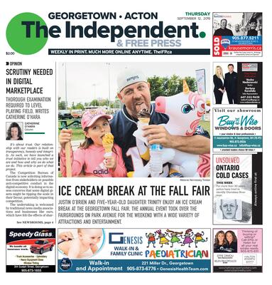 Independent & Free Press (Georgetown, ON), 12 Sep 2019