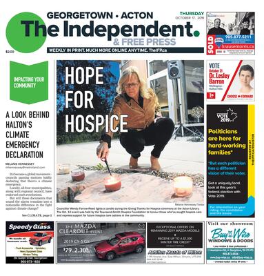 Independent & Free Press (Georgetown, ON), 17 Oct 2019