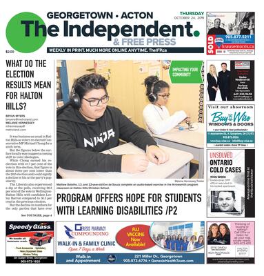 Independent & Free Press (Georgetown, ON), 24 Oct 2019