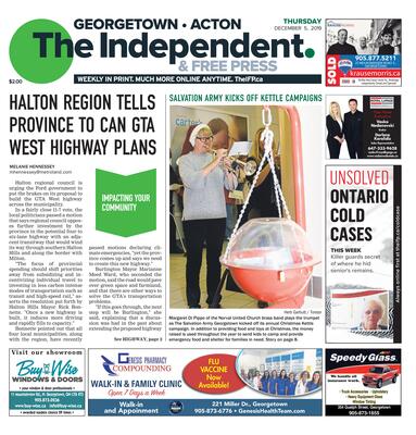 Independent & Free Press (Georgetown, ON), 5 Dec 2019