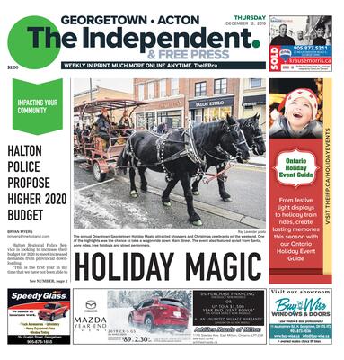 Independent & Free Press (Georgetown, ON), 12 Dec 2019