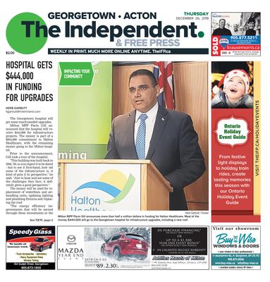 Independent & Free Press (Georgetown, ON), 26 Dec 2019