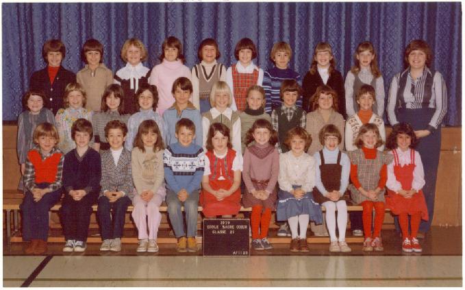 Gr 3 Class at Sacre Coeur 1979