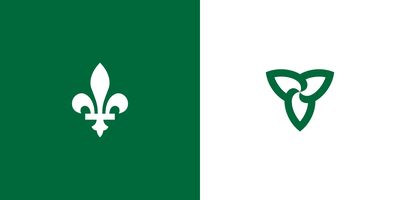 Drapeau franco-ontarien