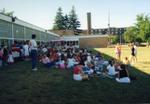 Students Gathering Outside L’École Sacré-Cœur