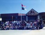 School Photo in front of L’École Sacré-Cœur