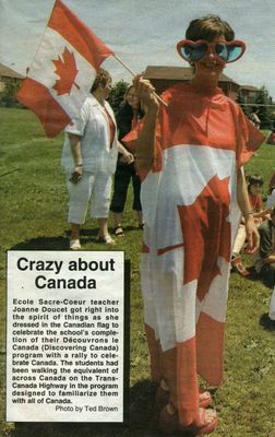 Crazy About Canada in the Newspaper