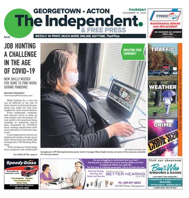 Independent & Free Press (Georgetown, ON), 19 Nov 2020