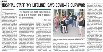 Local's Months-long Battle with Covid-19 Finally Over