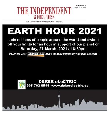 Independent & Free Press (Georgetown, ON), 25 March 2021