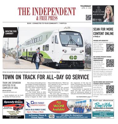 Independent & Free Press (Georgetown, ON), 8 April 2021