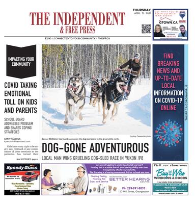 Independent & Free Press (Georgetown, ON), 15 April 2021