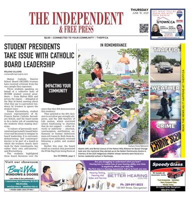 Independent & Free Press (Georgetown, ON), 10 June 2021