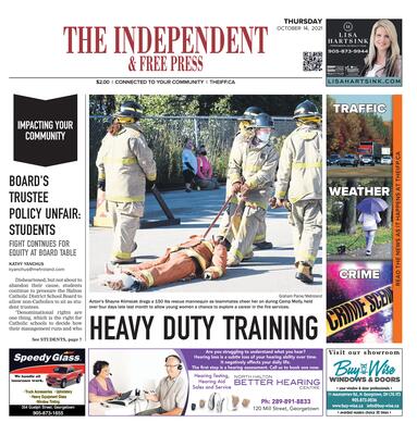 Independent & Free Press (Georgetown, ON), 14 October 2021