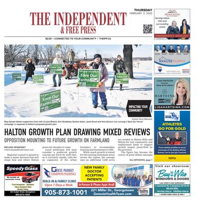 Independent & Free Press (Georgetown, ON), 3 February 2022