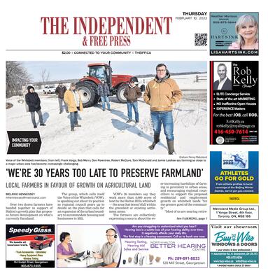 Independent & Free Press (Georgetown, ON), 10 February 2022