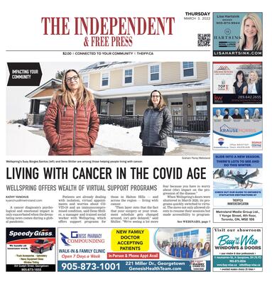 Independent & Free Press (Georgetown, ON), 3 March 2022