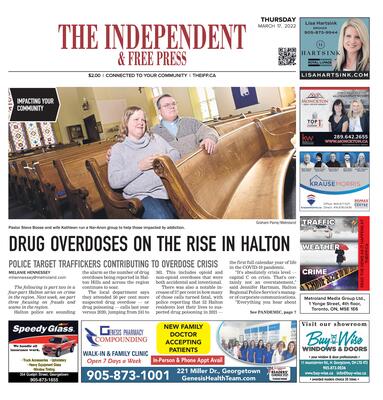 Independent & Free Press (Georgetown, ON), 17 March 2022