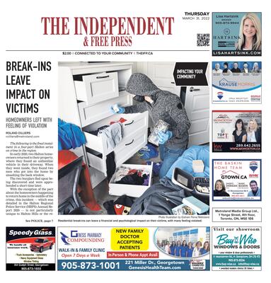 Independent & Free Press (Georgetown, ON), 31 March 2022