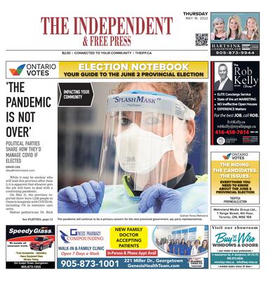 Independent & Free Press (Georgetown, ON), 19 May 2022