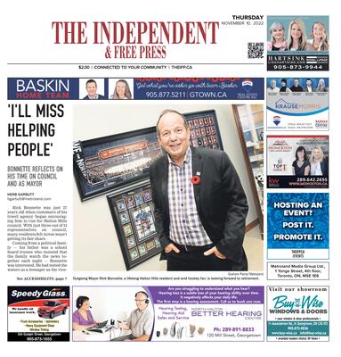 Independent & Free Press (Georgetown, ON), 10 November 2022