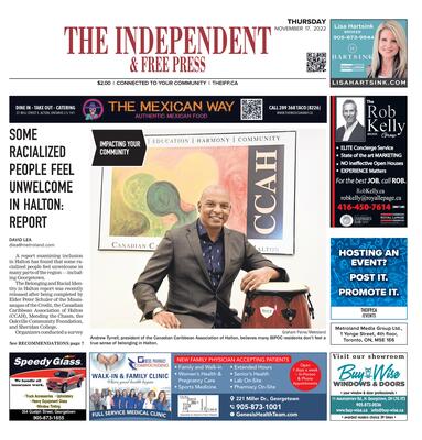 Independent & Free Press (Georgetown, ON), 17 November 2022