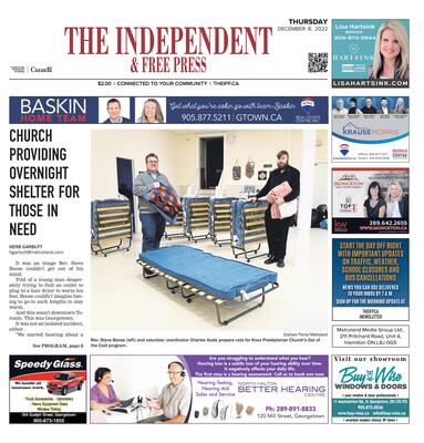 Independent & Free Press (Georgetown, ON), 8 December 2022