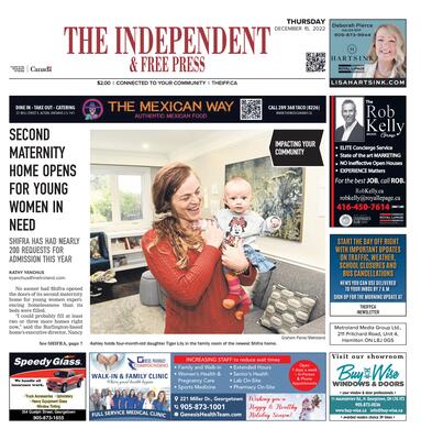 Independent & Free Press (Georgetown, ON), 15 December 2022