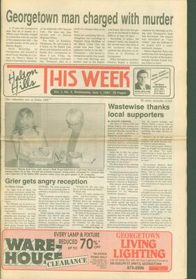 Halton Hills This Week (Georgetown, ON), 1 July 1992