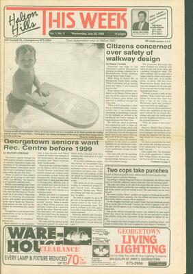 Halton Hills This Week (Georgetown, ON), 22 July 1992