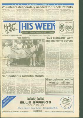 Halton Hills This Week (Georgetown, ON), 5 September 1992