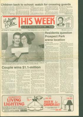 Halton Hills This Week (Georgetown, ON), 9 September 1992