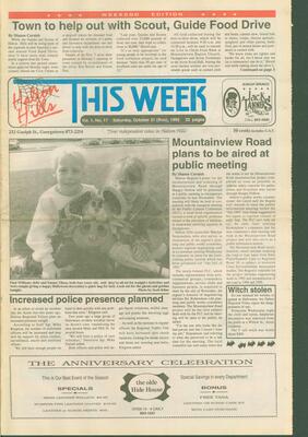 Halton Hills This Week (Georgetown, ON), 31 October 1992