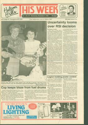 Halton Hills This Week (Georgetown, ON), 4 November 1992