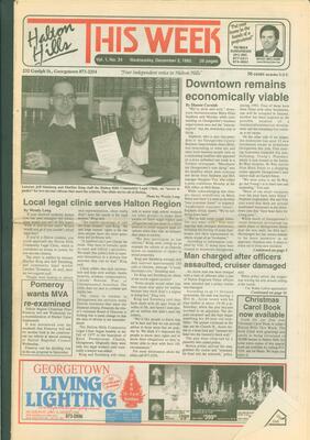 Halton Hills This Week (Georgetown, ON), 2 December 1992