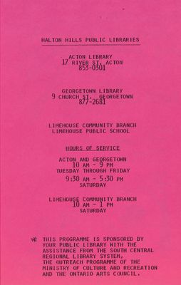 Library Hours and Locations