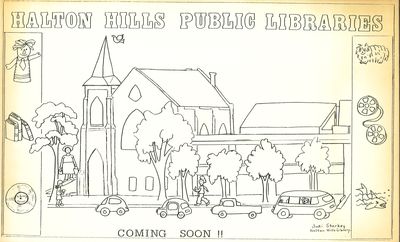 Halton Hills Public Library drawing