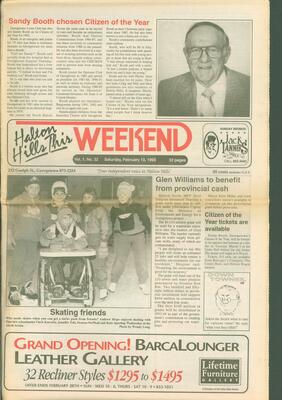 Halton Hills This Week (Georgetown, ON), 13 February 1993