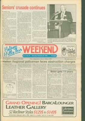 Halton Hills This Week (Georgetown, ON), 20 February 1993