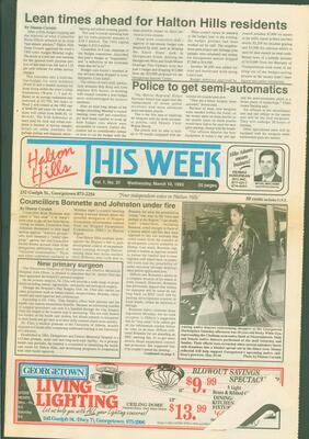 Halton Hills This Week (Georgetown, ON), 10 March 1993