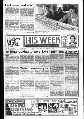 Halton Hills This Week (Georgetown, ON), 31 March 1993