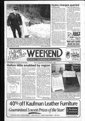 Halton Hills This Week (Georgetown, ON), 3 April 1993