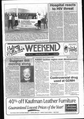 Halton Hills This Week (Georgetown, ON), 24 April 1993