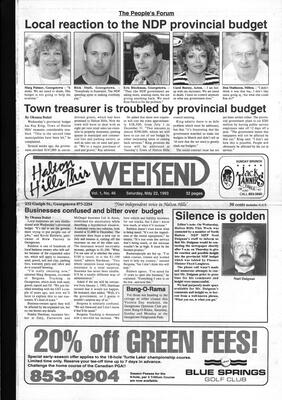 Halton Hills This Week (Georgetown, ON), 22 May 1993