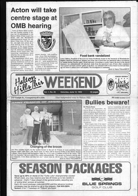 Halton Hills This Week (Georgetown, ON), 12 June 1993