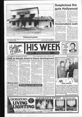 Halton Hills This Week (Georgetown, ON), 30 June 1993