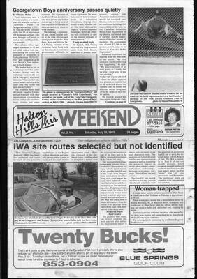 Halton Hills This Week (Georgetown, ON), 10 July 1993