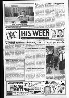 Halton Hills This Week (Georgetown, ON), 14 July 1993