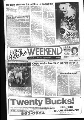 Halton Hills This Week (Georgetown, ON), 7 August 1993